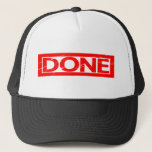 Done Stamp Trucker Hat