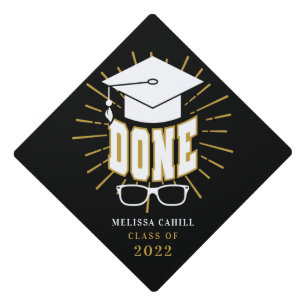 Done Student Grad Class of 2026 Graduation Cap Topper