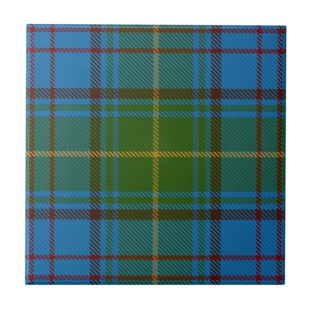Donegal County Irish Tartan Ceramic Tile (Front)