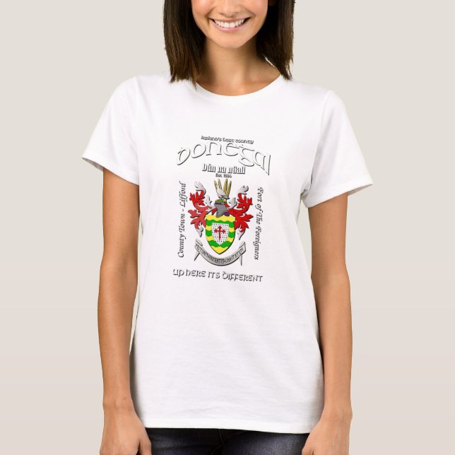 Donegal Ireland County Crest T-Shirt (Front)