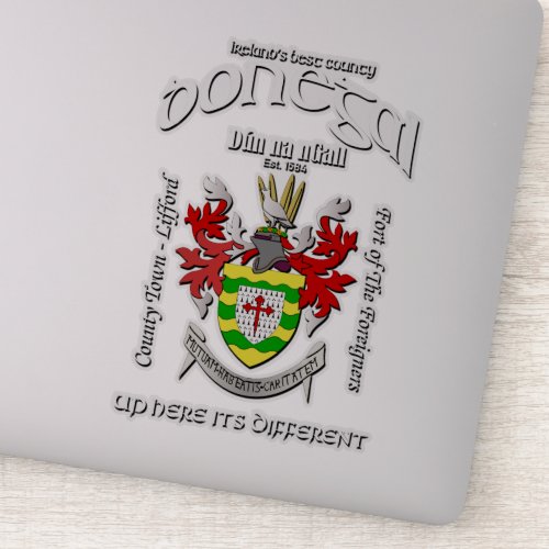 Donegal Ireland _ Crest Translation Meaning  More Sticker