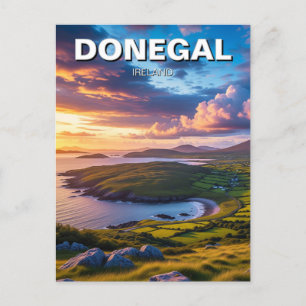 Donegal Ireland Travel Postcard