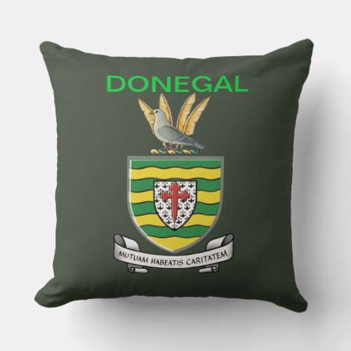 Donegal Polo Shirt Throw Pillow