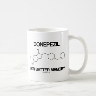 Donepezil For Better Memory Chemical Molecule Coffee Mug