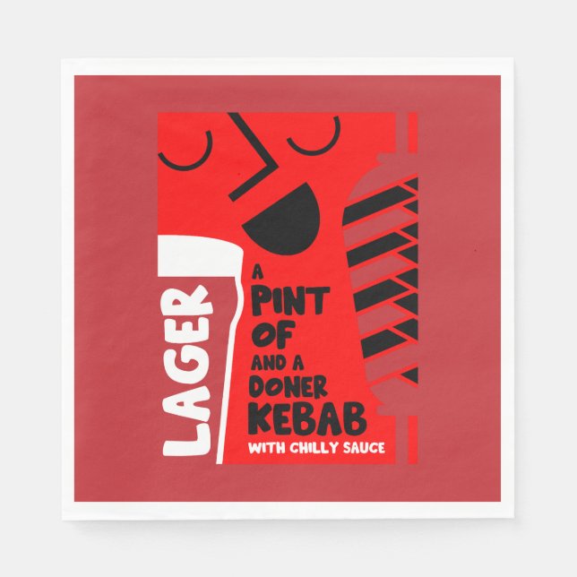Doner Kebab Napkins (Front)