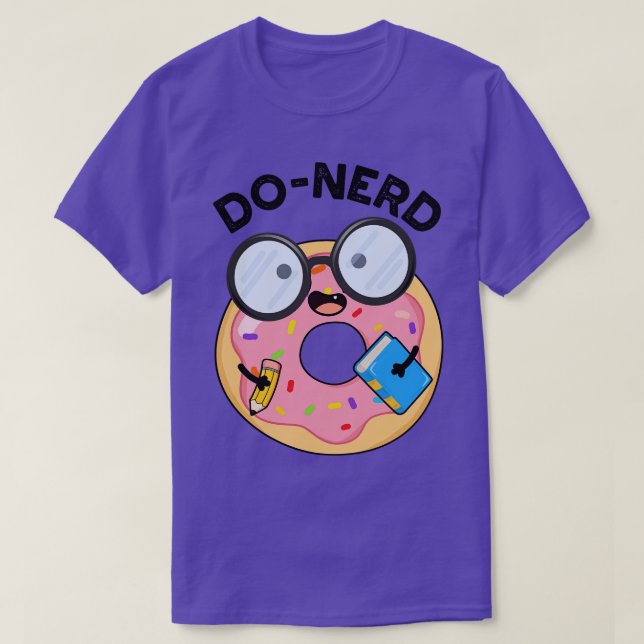 Donerd Funny  Donut Pun T-Shirt (Design Front)