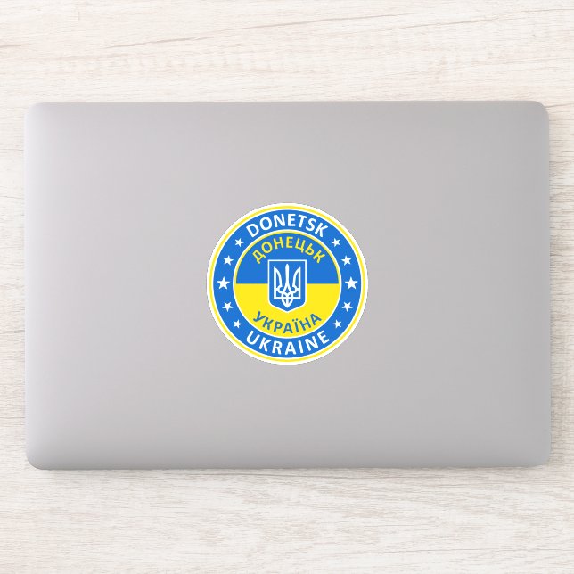 Donetsk Ukraine Sticker (Computer)