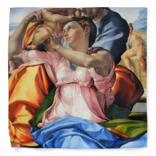 Doni Tondo, Doni Madona (detail), Michelangelo, 15 Bandana