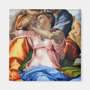 Doni Tondo, Doni Madona (detail), Michelangelo, 15 Magnet