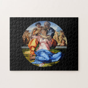 Doni Tondo, Doni Madona, Michelangelo, 1507 Jigsaw Puzzle