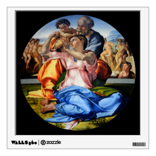 Doni Tondo, Doni Madona, Michelangelo, 1507 Wall Decal