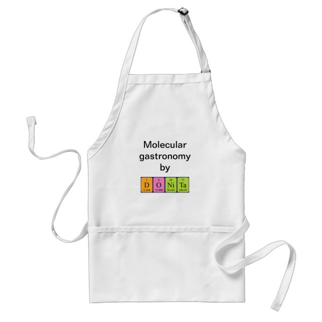 Donita periodic table name apron (Front)