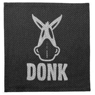 DONK - White on Black - Napkin Set
