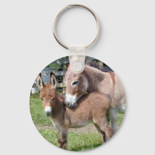 Donkey and Baby Keychain
