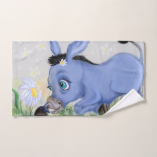 Donkey and Daisy Bath Towels