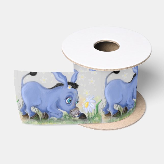 Donkey and Daisy Ribbon (Spool)