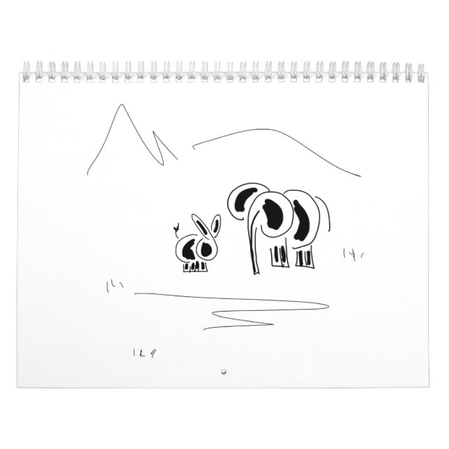 donkey and elephant calendar (Cover)