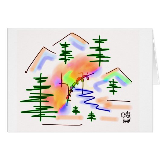 donkey and rainbow cards (Front Horizontal)