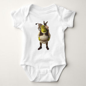 Donkey And Shrek Baby Bodysuit