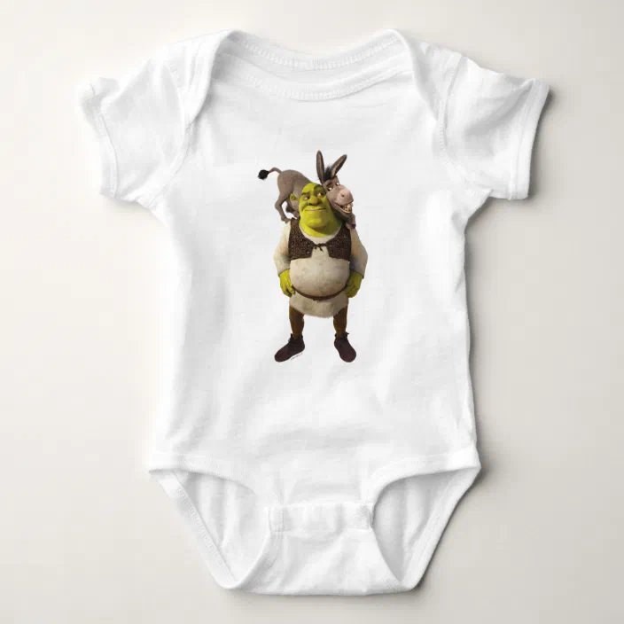 Donkey And Shrek Baby Bodysuit Zazzle Com