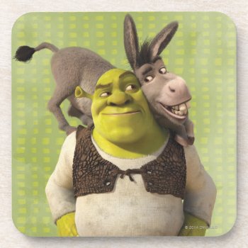 Donkey And Shrek Coaster by ShrekStore at Zazzle