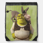 Donkey And Shrek Drawstring Bag at Zazzle