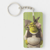 Donkey And Shrek Keychain