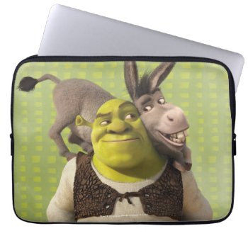 Donkey And Shrek Laptop Sleeve by ShrekStore at Zazzle