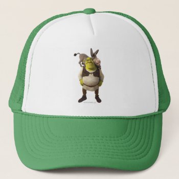 Donkey And Shrek Trucker Hat by ShrekStore at Zazzle