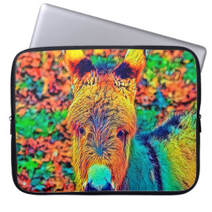 Donkey Animal Color 001 Laptop Sleeve
