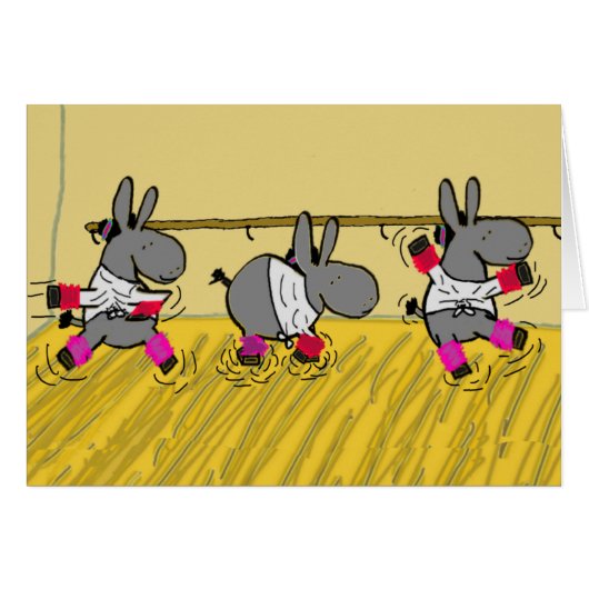 donkey ballet cards (Front Horizontal)
