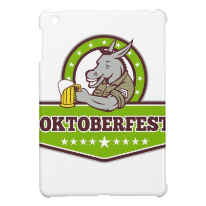 Donkey Beer Drinker Oktoberfest Retro iPad Mini Case