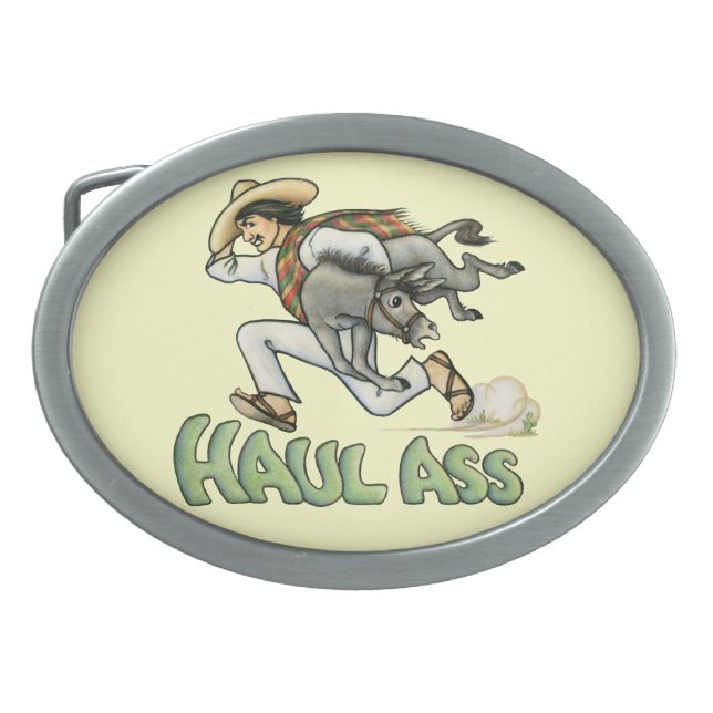 Donkey Belt Buckle (Front)