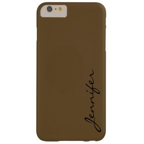 Donkey brown color background barely there iPhone 6 plus case