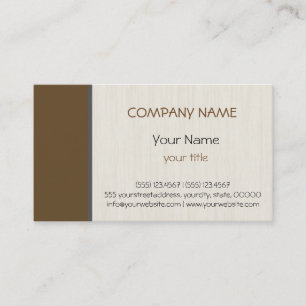 Donkey brown professional elegant modern business card