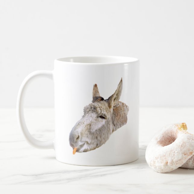 Donkey Called Carrots, Coffee Mug (With Donut)