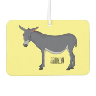 Donkey cartoon illustration air freshener