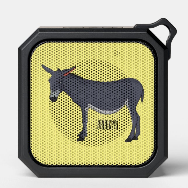 Donkey cartoon illustration  bluetooth speaker (Front)