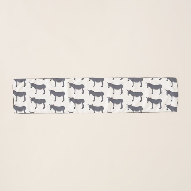 Donkey cartoon illustration   scarf (Front (Horizontal))
