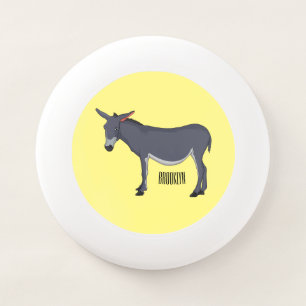Donkey cartoon illustration Wham-O frisbee