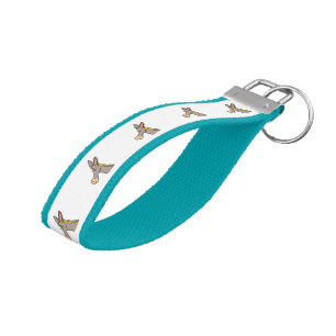 Donkey cartoon wrist keychain