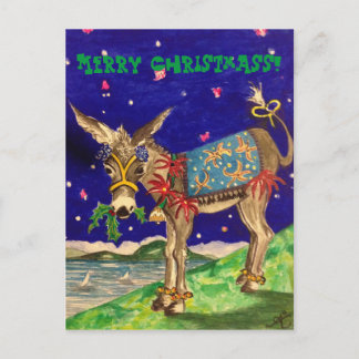 Donkey Christmas Cards