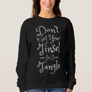 Donkey Christmas Color Lights Xmas Santa Hat Donke Sweatshirt