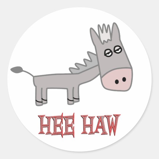 Donkey Classic Round Sticker