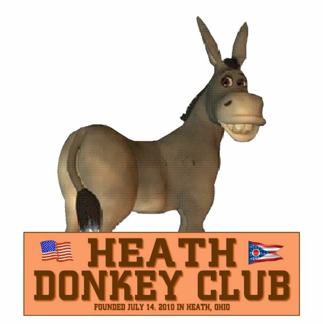 Donkey Club Statuette (Front)