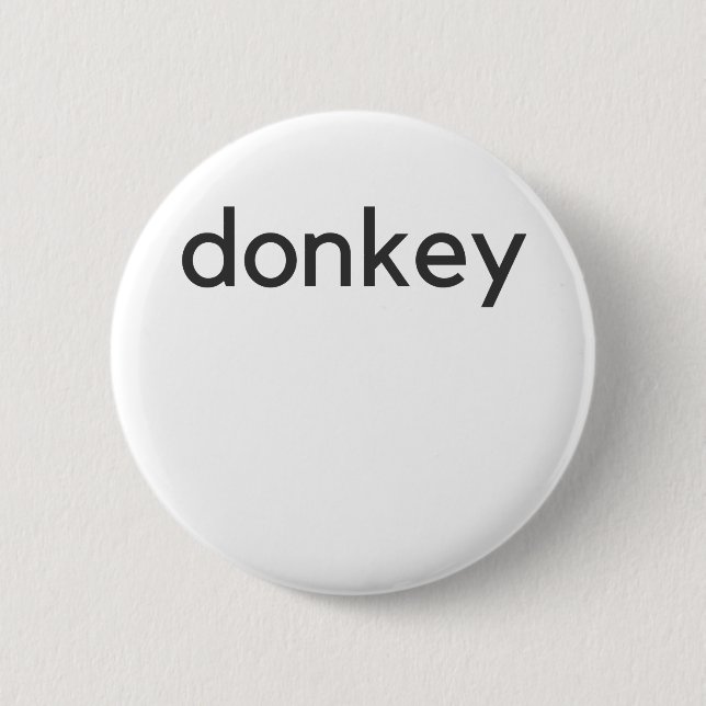 donkey dark button (Front)