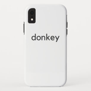 donkey dark iPhone XR case