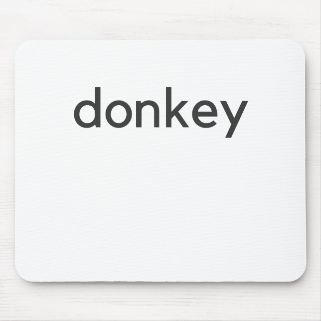 donkey dark mouse pad (Front)