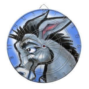 Donkey Dartboard With Darts