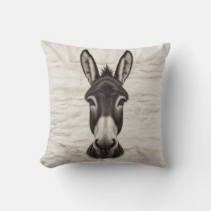 Donkey Delight": Black and White Kilim Pillows